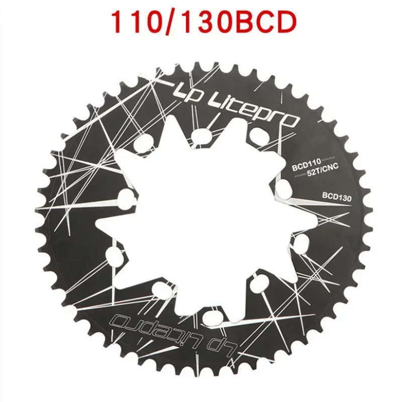110BCD 130BCD Oval Chainring 110/130MM 52/54/56/58/60T Brompton Folding Bike Crankset Road Bicycle Chainwheel Litepro bike chainring bike crankset bicycle parts