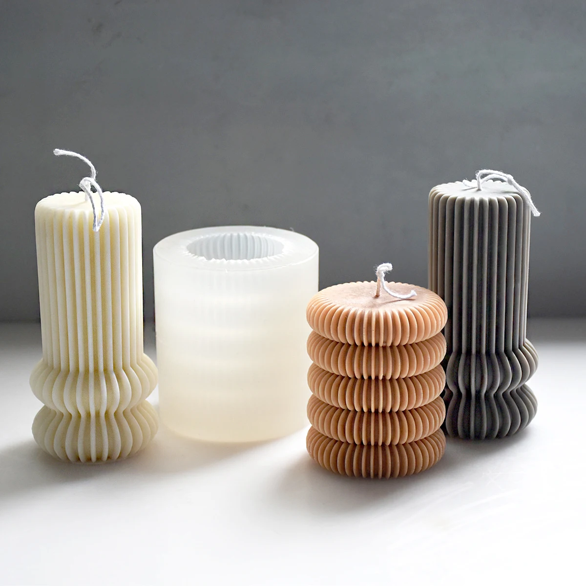 Candles Molds Silicone Weddings Pillar Candle Silicone Mold