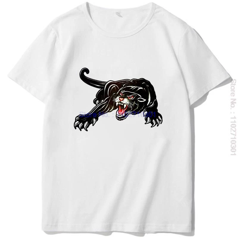 

Panther Fashion Graphic T Shirts Oversized Short Sleeve T-Shirt Summer New Shirts And T-Shirts Tees Tops Mens Print T Shirt