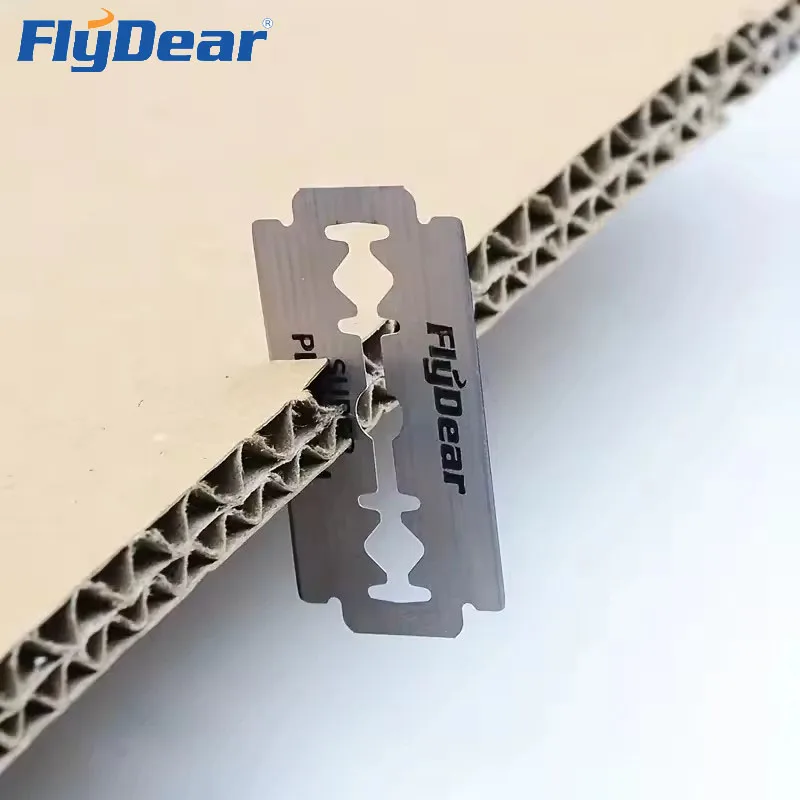 FLYDEAR 10-1000 PCS 면도날 스테인레스 스틸 스크레이퍼 녹슬지 않고 청소 대머리 남성용 소형 및 휴대용 헤드 면도기