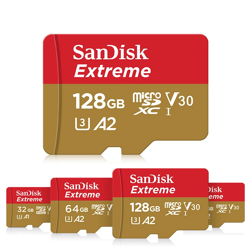 SanDisk Extreme ũ SD ī, ī޶  DJI ٵ,  UHS-I ī, 4K ÷, ũ SDXC A1 A2 U3