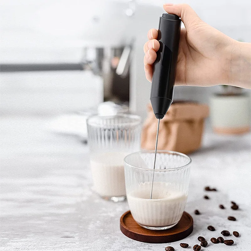 Wireless Mini Electric Milk Foamer Blender Handheld Coffee Whisk