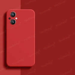 Sleek Silicone Protective Soft Case - Elegant Plain Rubber Cover for Oneplus Nord CE3Lite (Red)