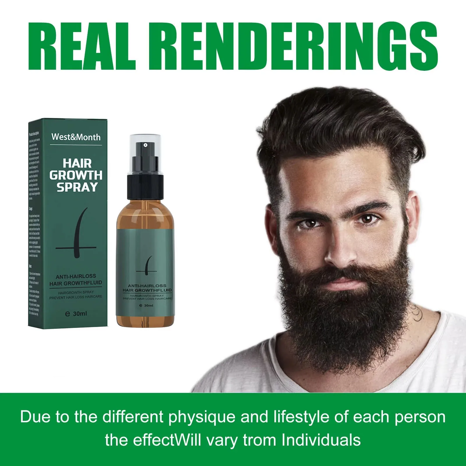 Set di rulli per la crescita della barba da uomo naturale Kit per la crescita della barba Essenza per la crescita della barba da uomo Nutriente Enhancer Olio per barba Spray per la cura della barba 4