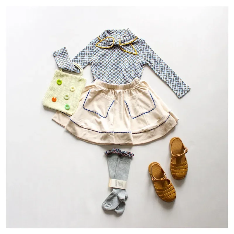 Baby Girl Clothes MP Autumn Kids Long Sleeve T-Shirts Princess Floral Pants Children Fashion Toddler Girls Outfit Set