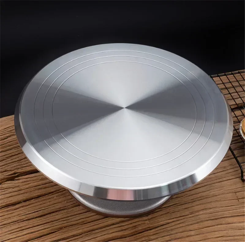 cake stand Baking tool 10 12 14 inch mounted cream cake table Turntable Rotating table stand base turn around Decorating cake turntable baking supplies cake tools