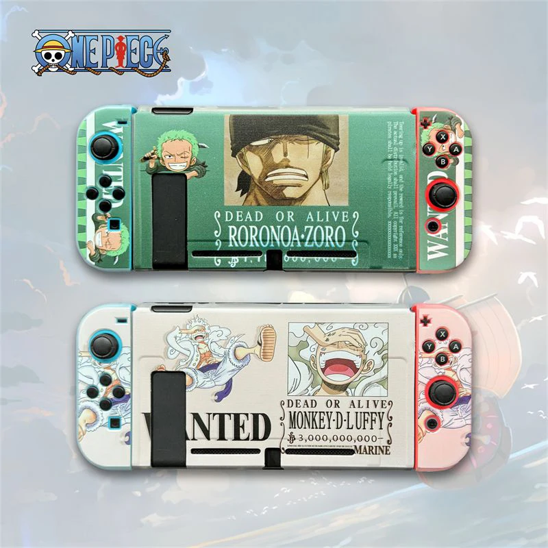 

One Pieces Luffy Zoro Soft Case Protective Shell Cover for Nintendo Switch Ns Joypad Controller Silicone Protector Accessories