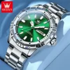 OLEVS 5560 Waterproof Stainless Steel Strap Watches For Men Quartz Business Men Wristwatches Calendar Week Display 1