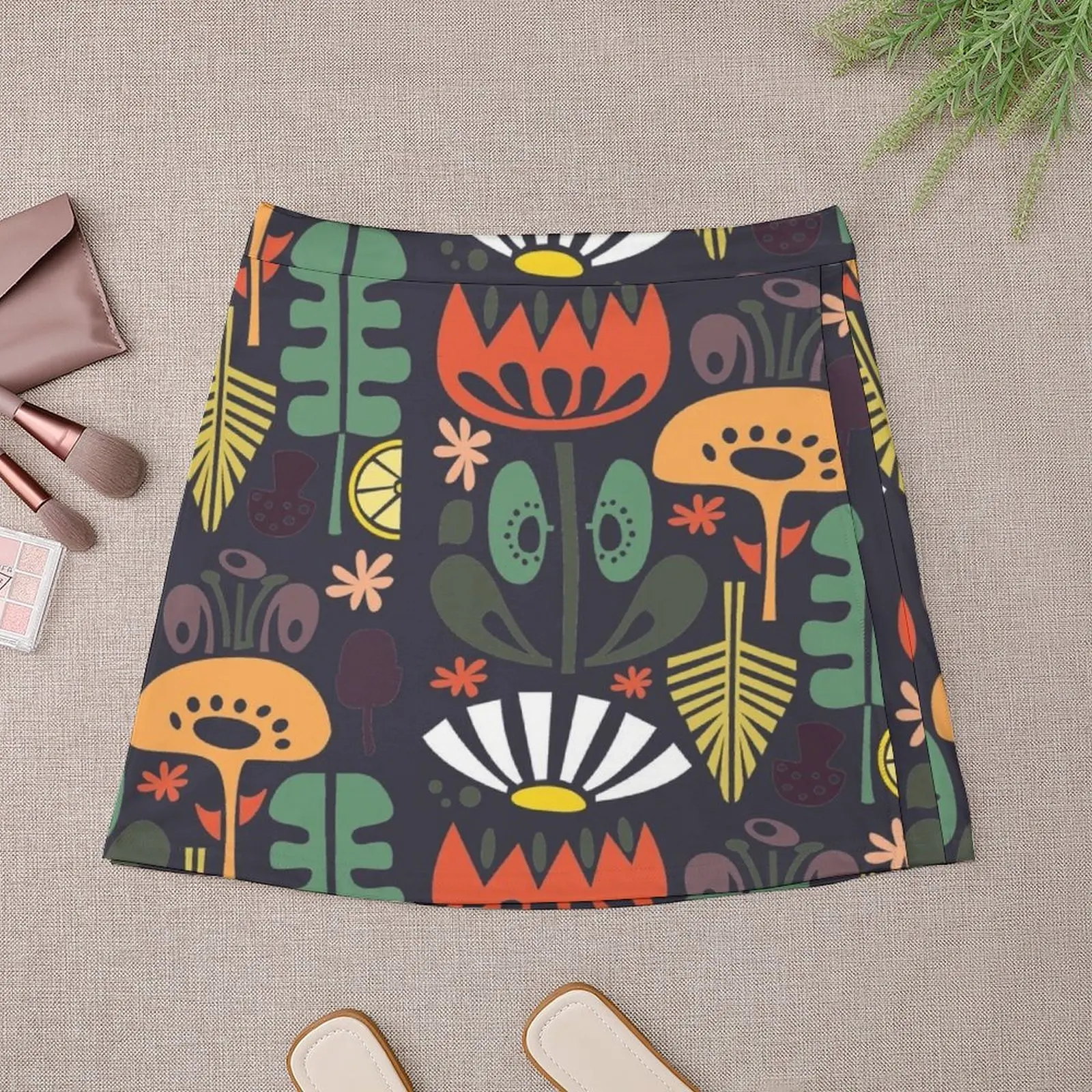 Scandinavian Wildflowers Mini Skirt Clothes for summer short skirt sexy short mini skirts