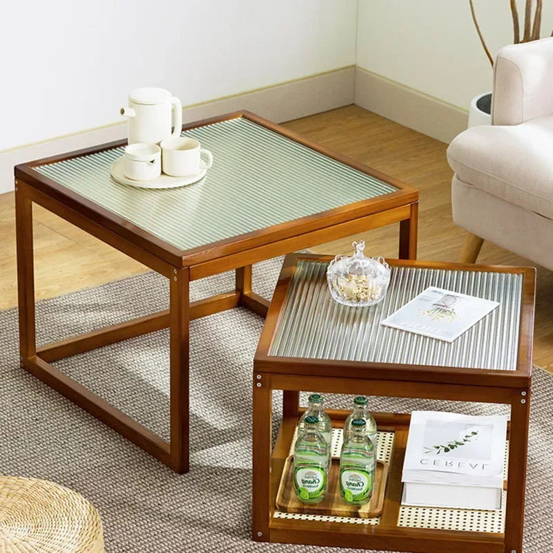 Kawaii Luxury Coffee Table Trau Living Room Small Design Nordic Coffe Table Mesa Lateral Minimalist Kaffee Tische Furniture Home