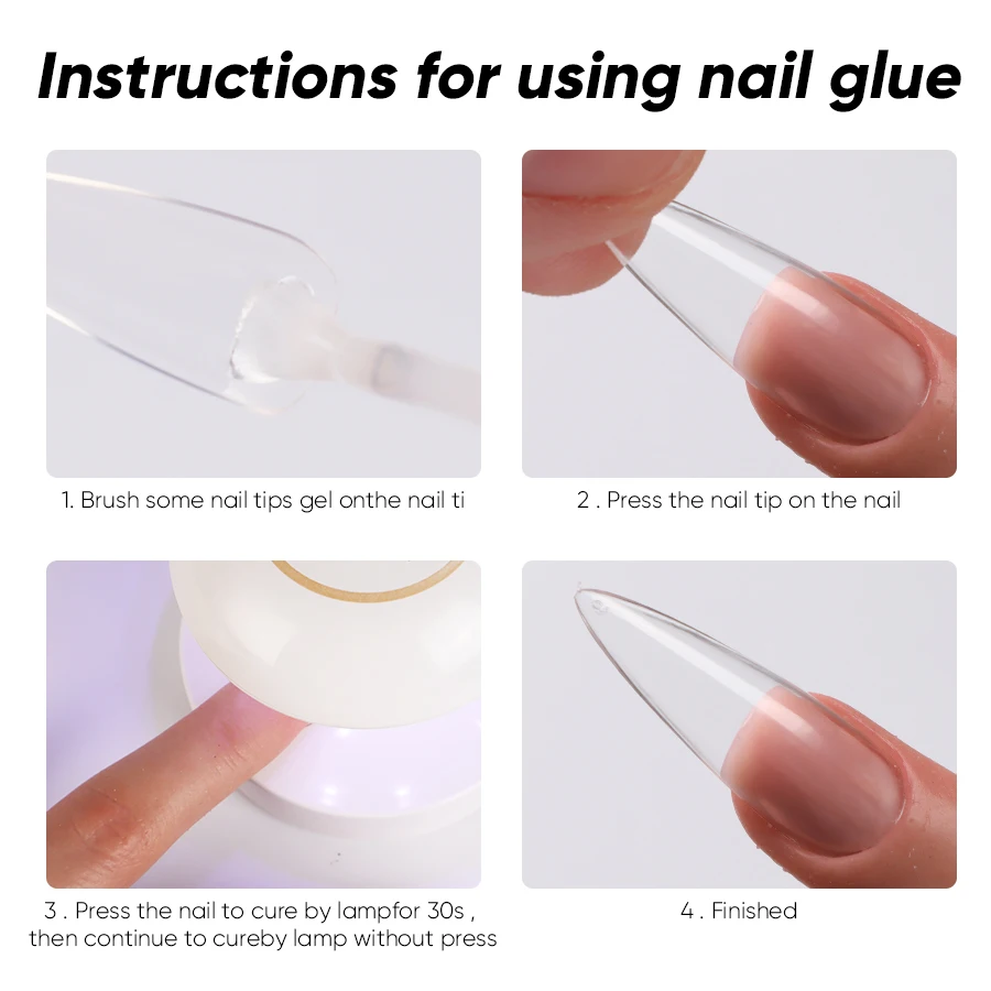 Nail Gel Fast Drying Glue for Nail Tips Manicure Tool