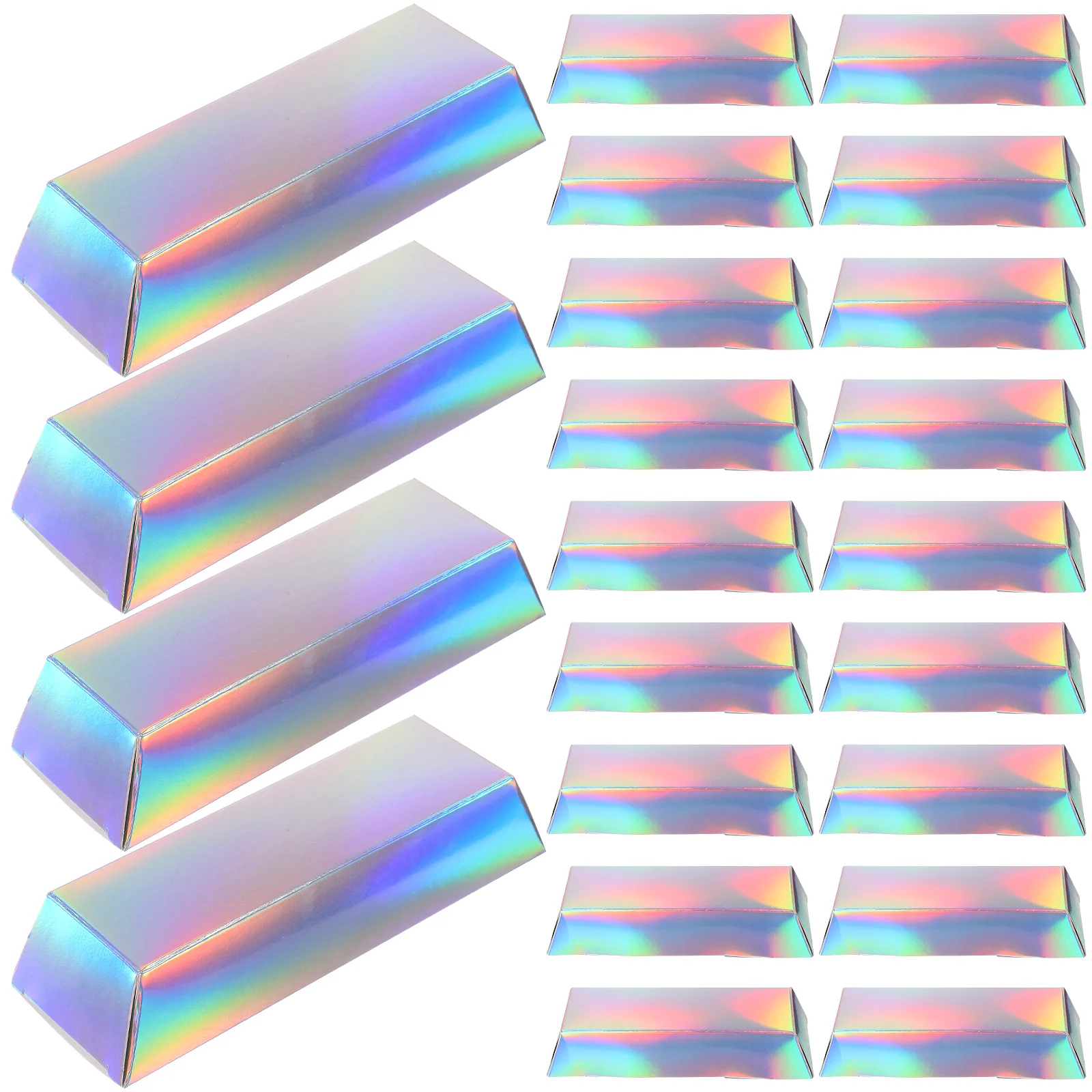 

24pcs Paper Candy Boxes Festival Party Biscuit Boxes Baking Dessert Packing Boxes