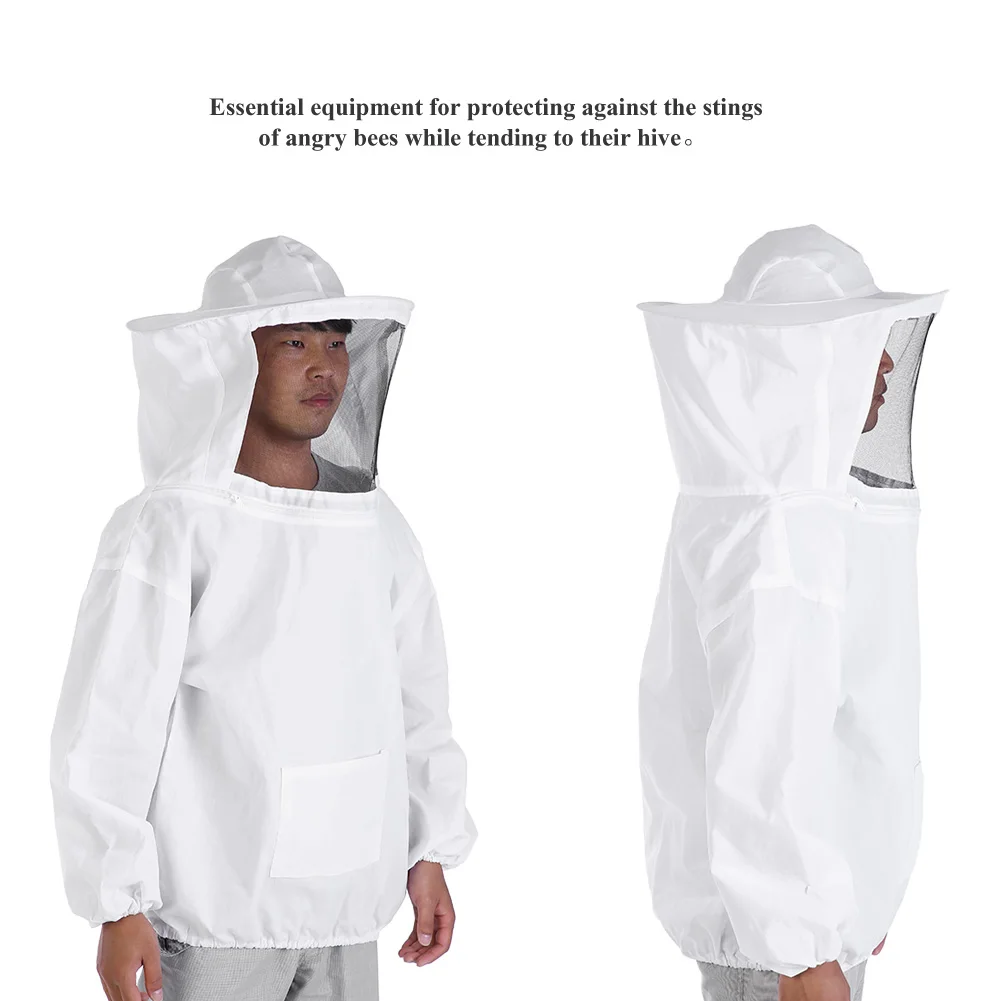 Professional Beekeeping Protective Jacket Suit Bee Keeping Beekeeper Equipment protective split bee suit hat Clothing beekeeping suit beekeeping clothing