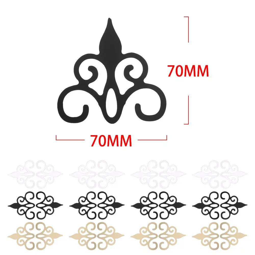 10PCS PVC Self-adhesive TV Background Home Decor Living Room Embellishment 3D Mural Flower Shape Decal Wallpaper Mirror Stickers