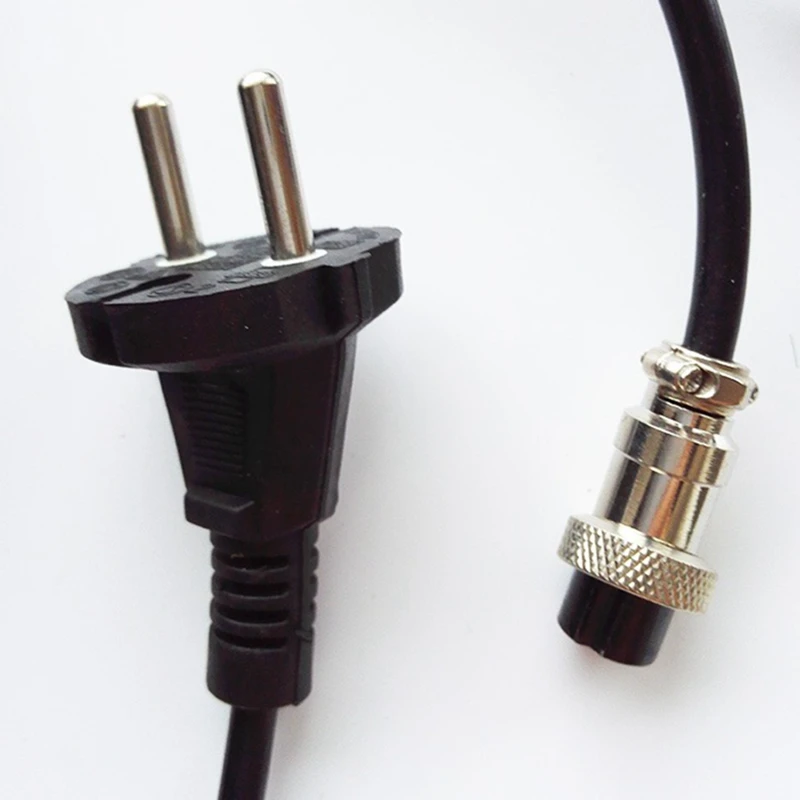 EU 표준 36V 1.8A 12mm 핀 XLR 암 플러그 AGM VRLA 납 산성 젤 배터리 용 스마트 충전기 36V 10AH 12AH 14AH 20AH