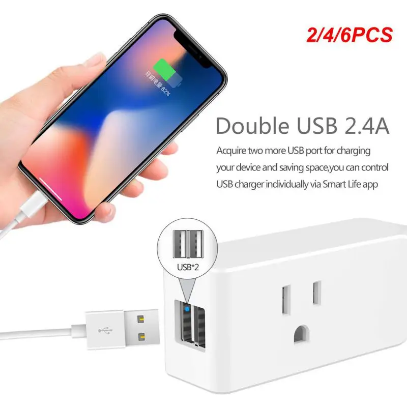 

2/4/6 шт., пульт ДУ с двумя Usb-портами