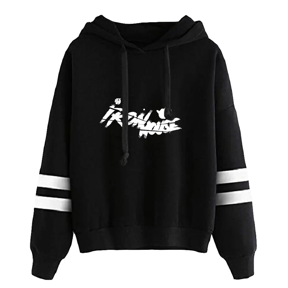 Ironmouse VTuber Hololive Unisex Pocketless Parallel Bars Sleeve Sweatshirt Women Men Hoodie Harajuku Streetwear Anime Clothes