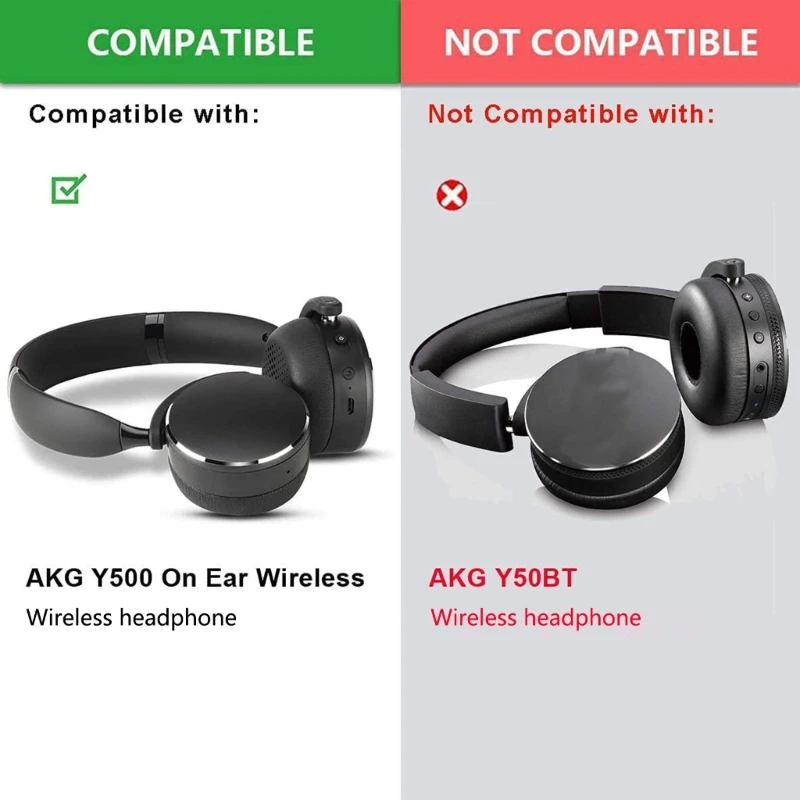 Protein Ear Pads for AKG Y500 Headphone Noise Cancelling Earpads Cushion