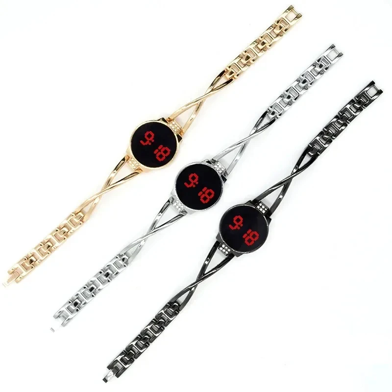 LED Women Watches Touch Screen Electronic