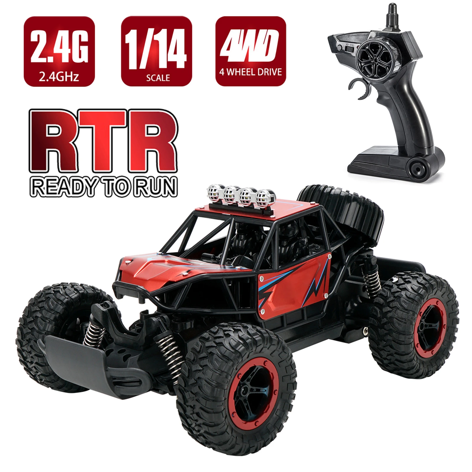 RC Car 1/14 2.4GHz 4WD RTR Off-Road Radio Controlled Toys for Boys High Speed Drift Remote Control Car Children Toys pink remote control car