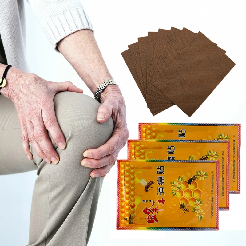 Chinese Bee Pain Relief Patch Medical Cold Compress Plaster Body Back Arthritis Neck Muscle Shoulder Treat Stickers 40/80/120pcs pain relief patch