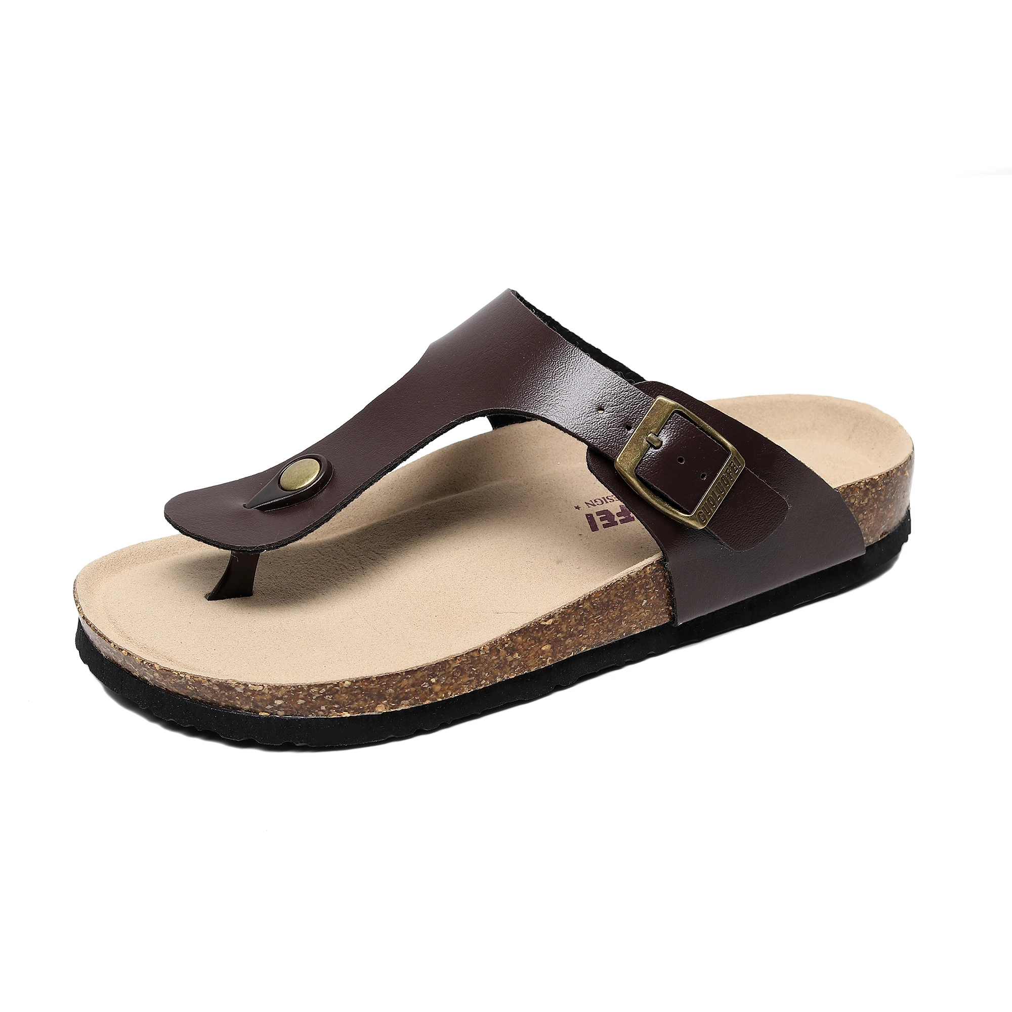 2024 Unisex Casual Cork Slippers Fashion Men Flip Flops Outdoor Beach Men Shoes Indoor House Home Shoes Summer 2