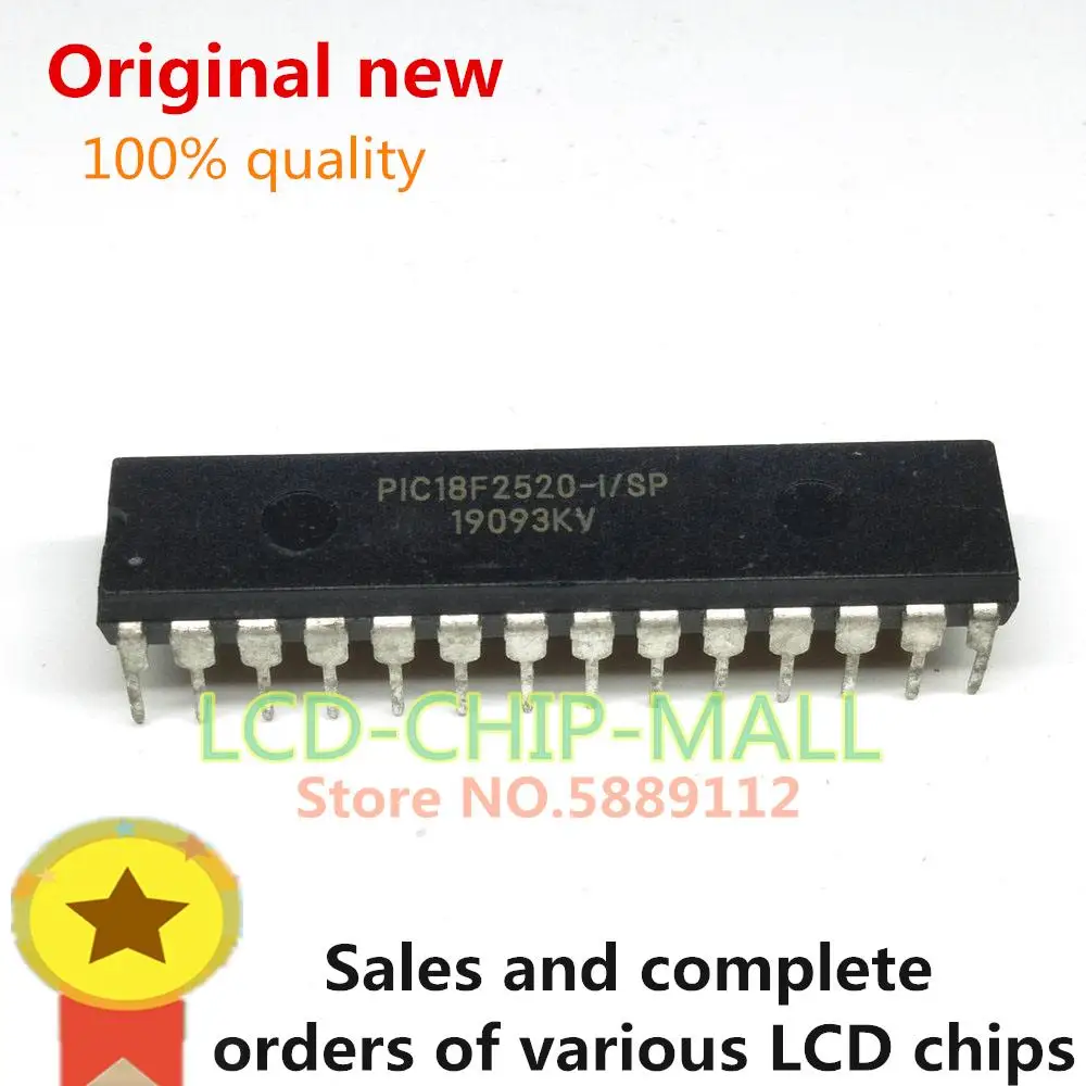 

1PCS PIC18F2520-I/SP PIC18F2520-I PIC18F2520 DIP28 in stock 100%good