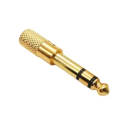Premium Audio Adapter: 6.35mm Male to 3.5mm Female Converter for Earphones and Amplifiers (6.5 to 3.5)