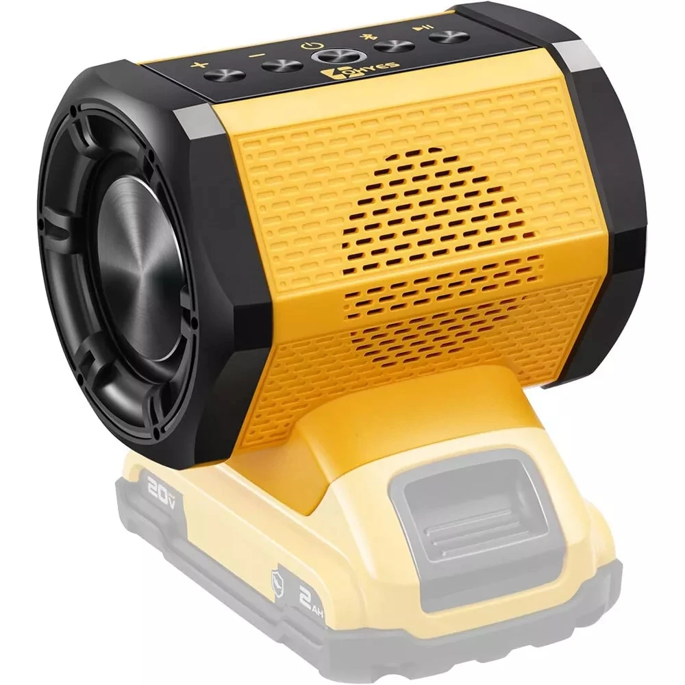 Bluetooth Speaker For Milwaukee/Makita/Dewalt/Bosch 18V 20V Battery With USB Typ