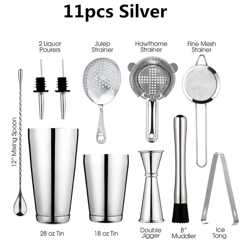 11pcs Silver