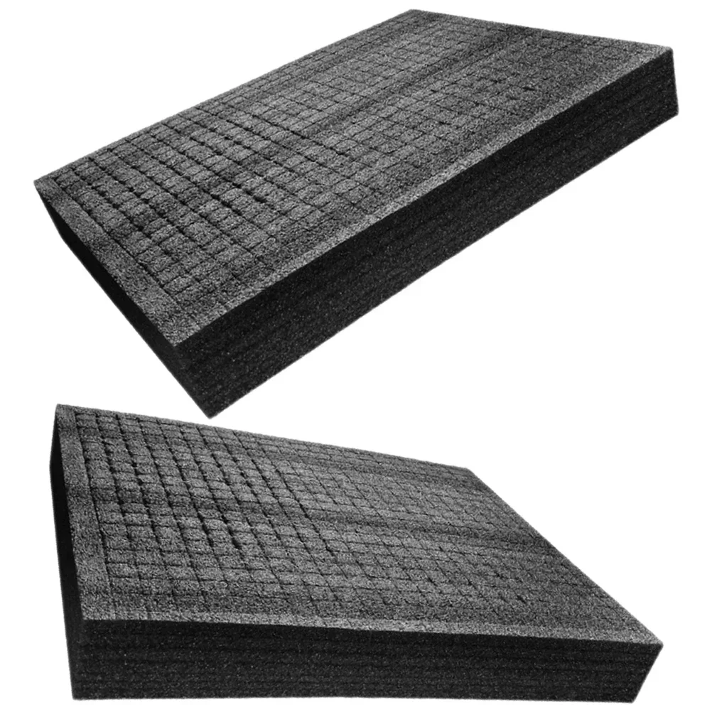 2Pcs Black Black Foam Sheets Express Foam Inserts Delivery Packing Inserts Packing Supply 6