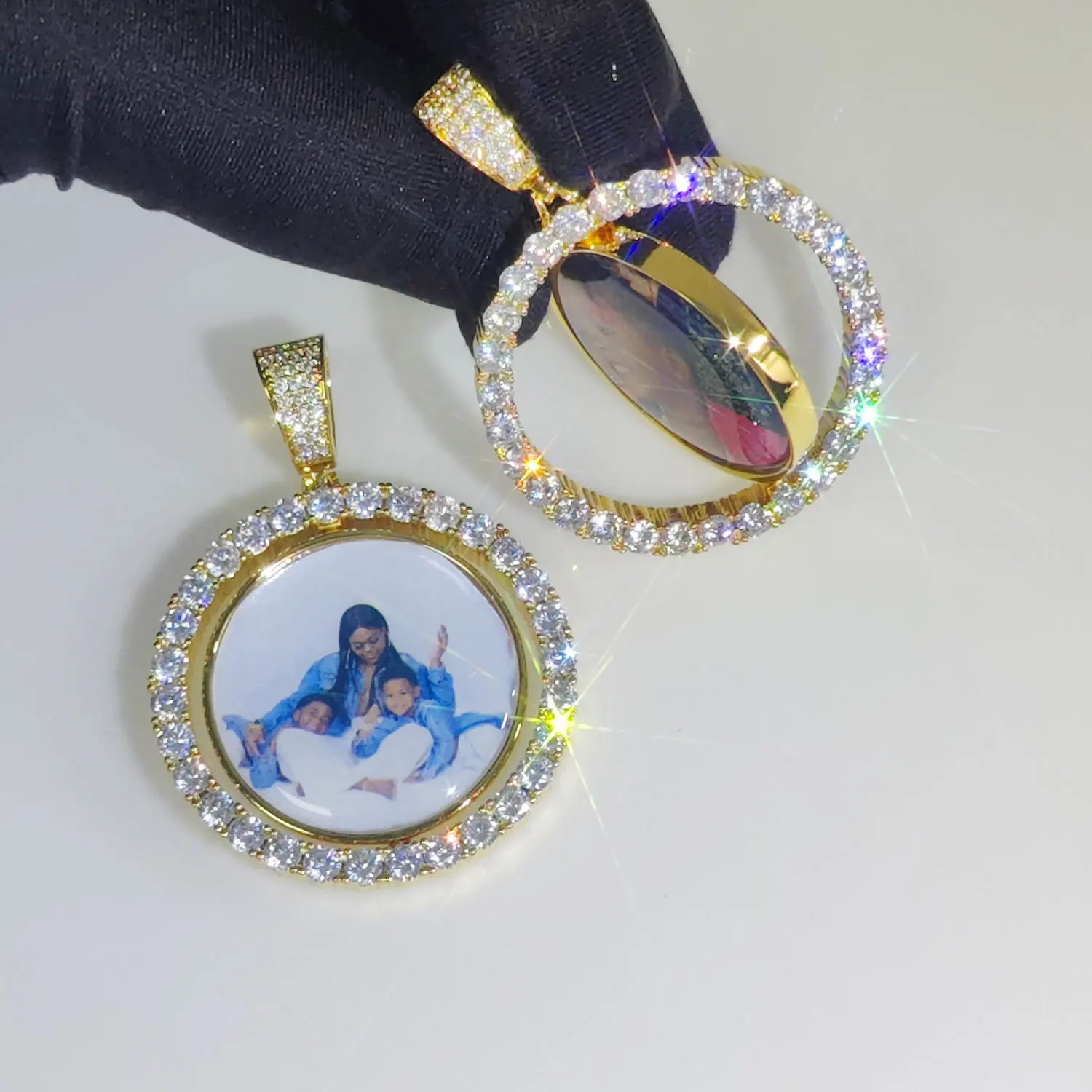 Diy Creative Handmade Double-Sided Medallion Customized Photo