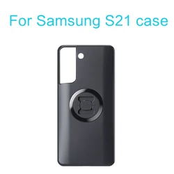 Universal Mobile Phone Case with Full Coverage and Mount for Motorcycle, Bicycle, and Car (Black)