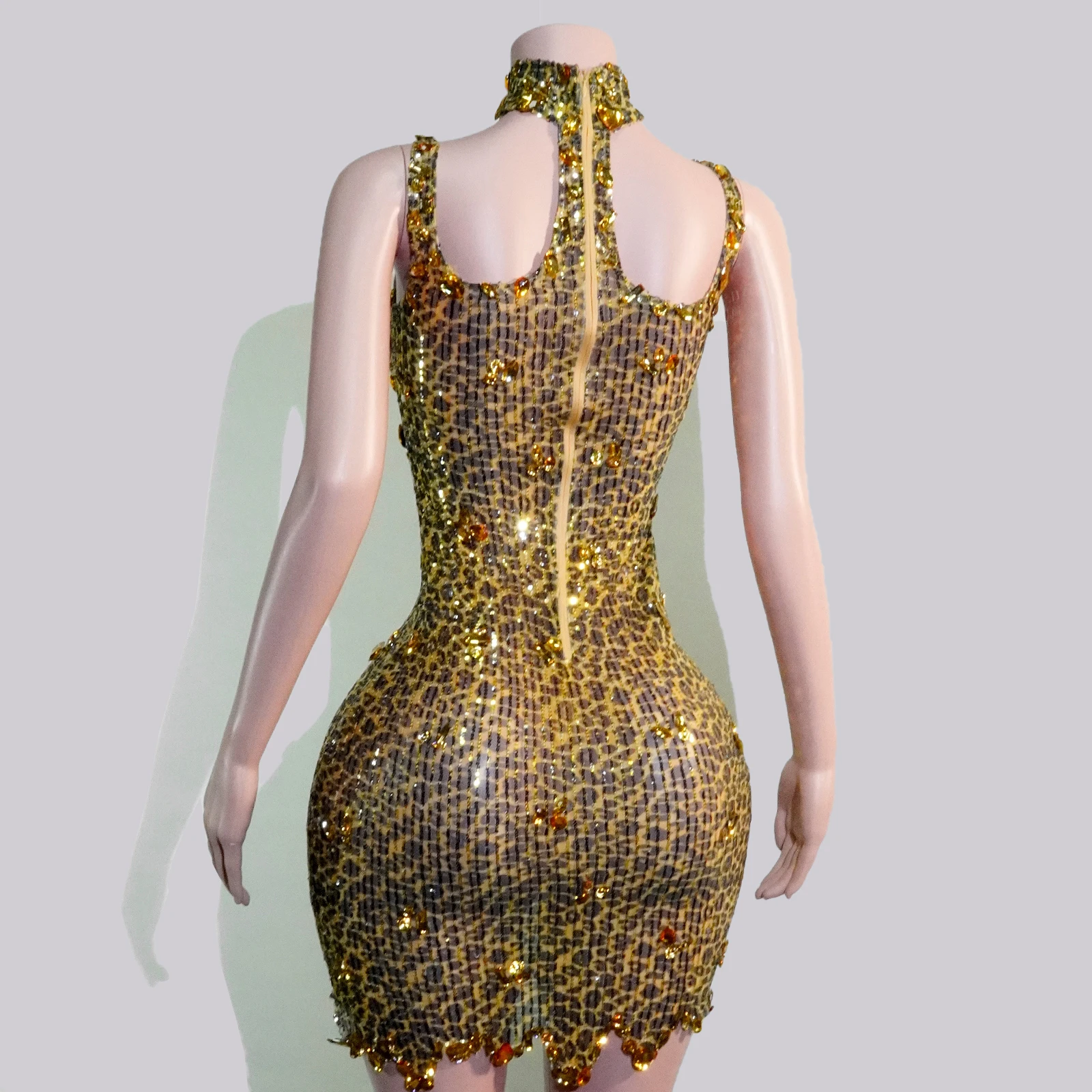 green emerald velvet dress Elegant Glitter Mini 17th Birthday Dresses Gold Birthday Outfit P418 main image 1