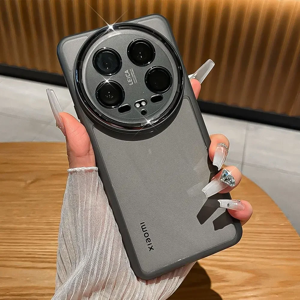 Transparent Shockproof Silicone Case with Camera Lens Film