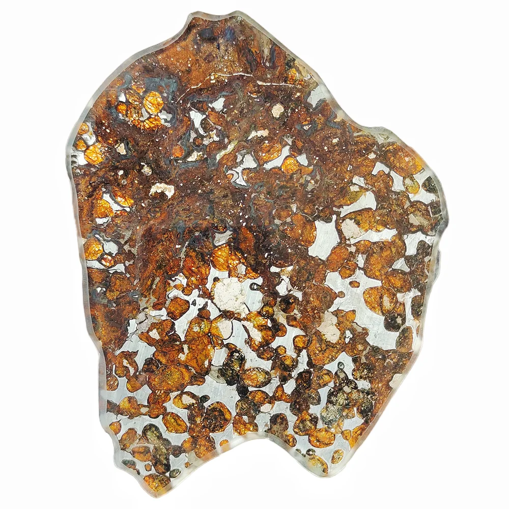 

Perfect Olive Meteorite Slice Collection Serico Kenya Olive Meteorite Specimen Natural Meteorite Material