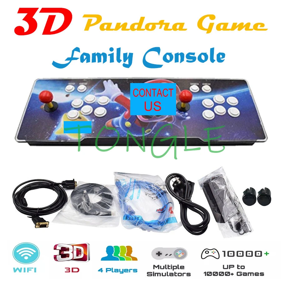 2022 Pandora 3d Wifi Arcade Box 8000 In 1 Console Save Function Multiplayer  Joystick Arcade Game Cabinet 4 Player Arcade Machine - Coin Operated Games  - AliExpress