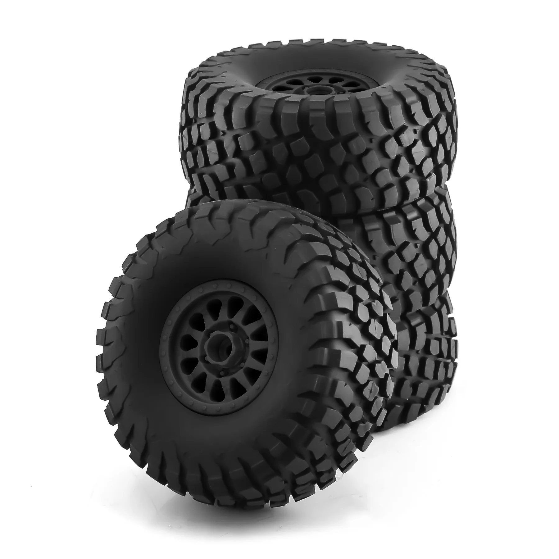 4PCS 17mm Hex RC Wheel and Tire Set 138mm Buggy Desert Truck Tires Fit for 1/7 1/8 Short Course Truck ARRMA Mojave YK4072 DF7