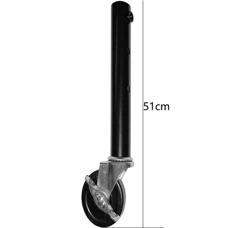 Table Leg Extension For Folding Table Castors-Pack Of 4 Risers With Wheels For Straight And Curved Legs Easy Install 51Cm