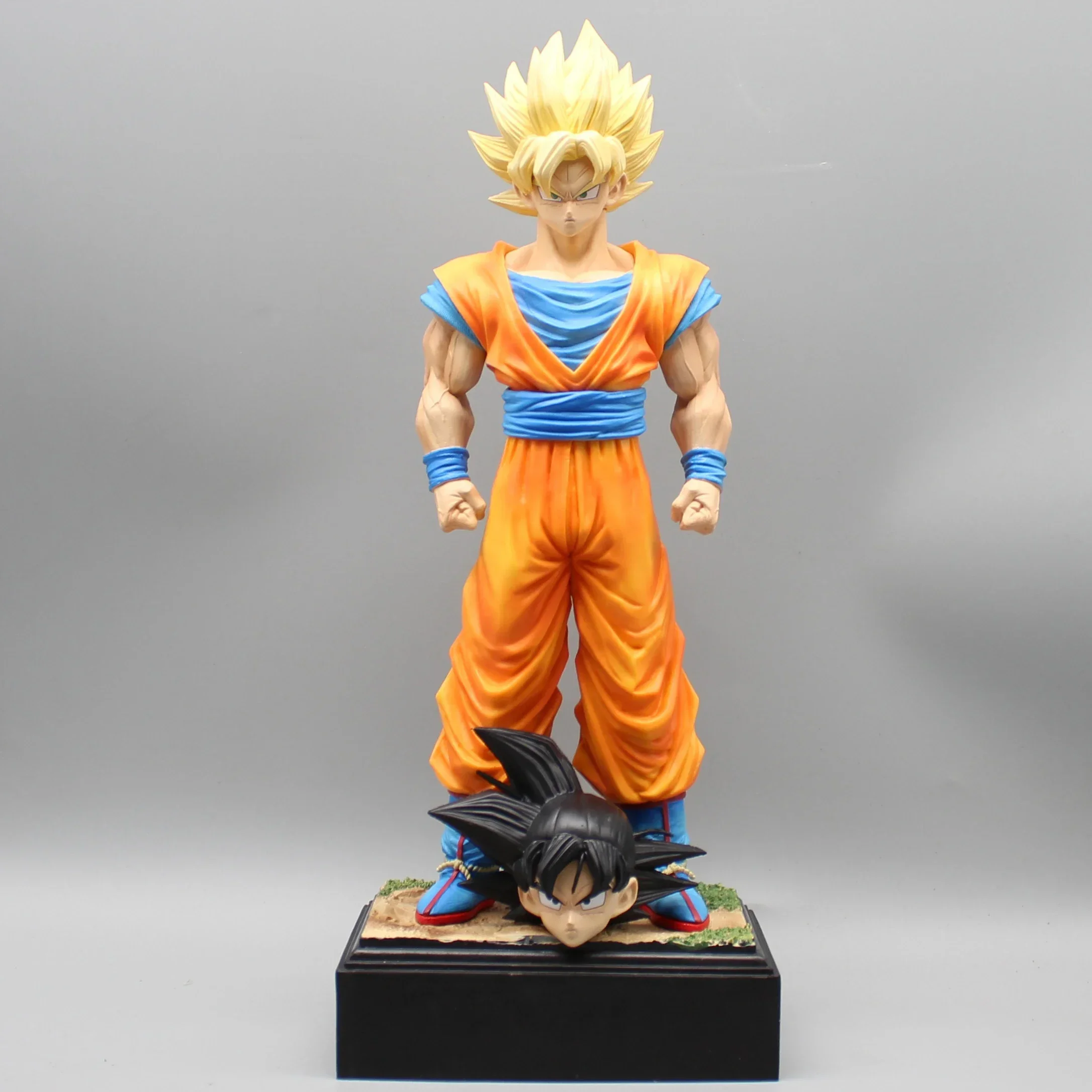 

Женская Аниме-фигурка Goku, модель Kakarotto Super Saiyan, Высота 34 см