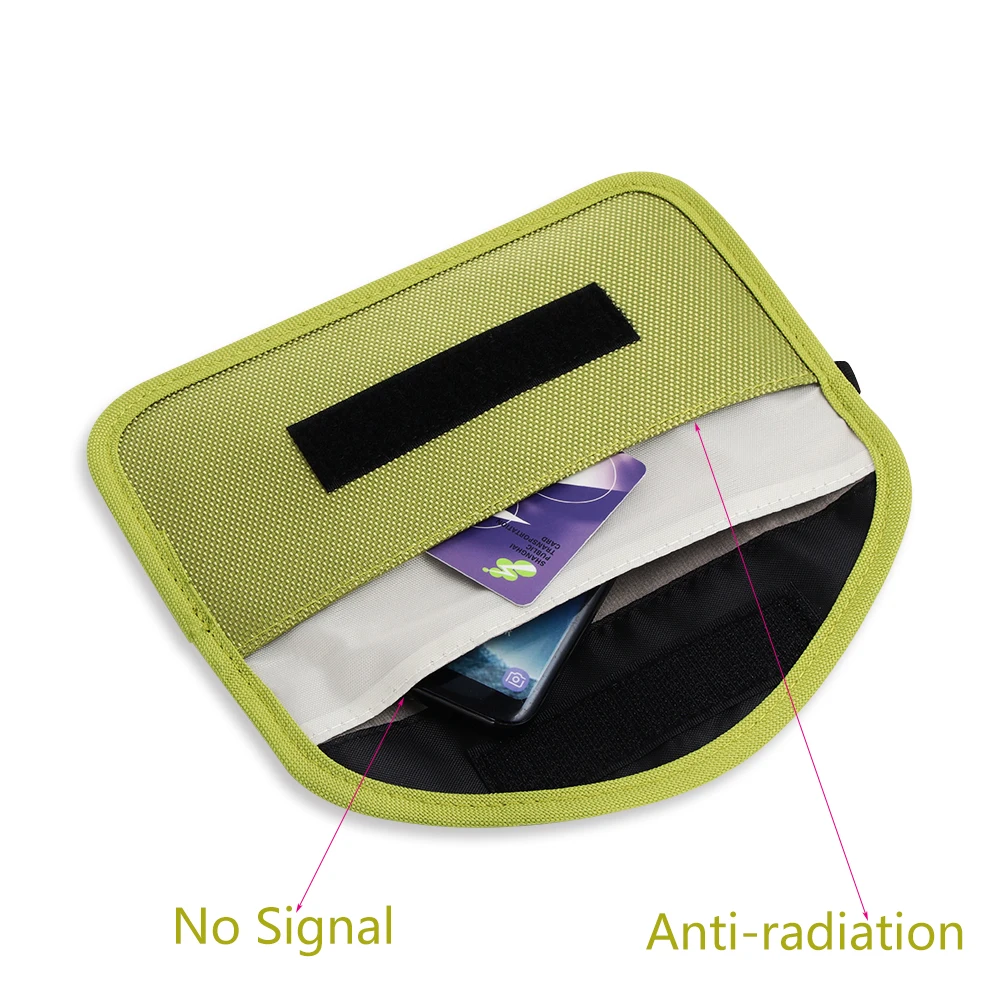 Portable RFID Blocking Faraday Pouch - Keyless Car Signal Protector