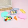 Cloud Shape Food Grade Silicone Snack Box With Lid Fruit Nut Dried Storage Box Container Candy Storage Box 1