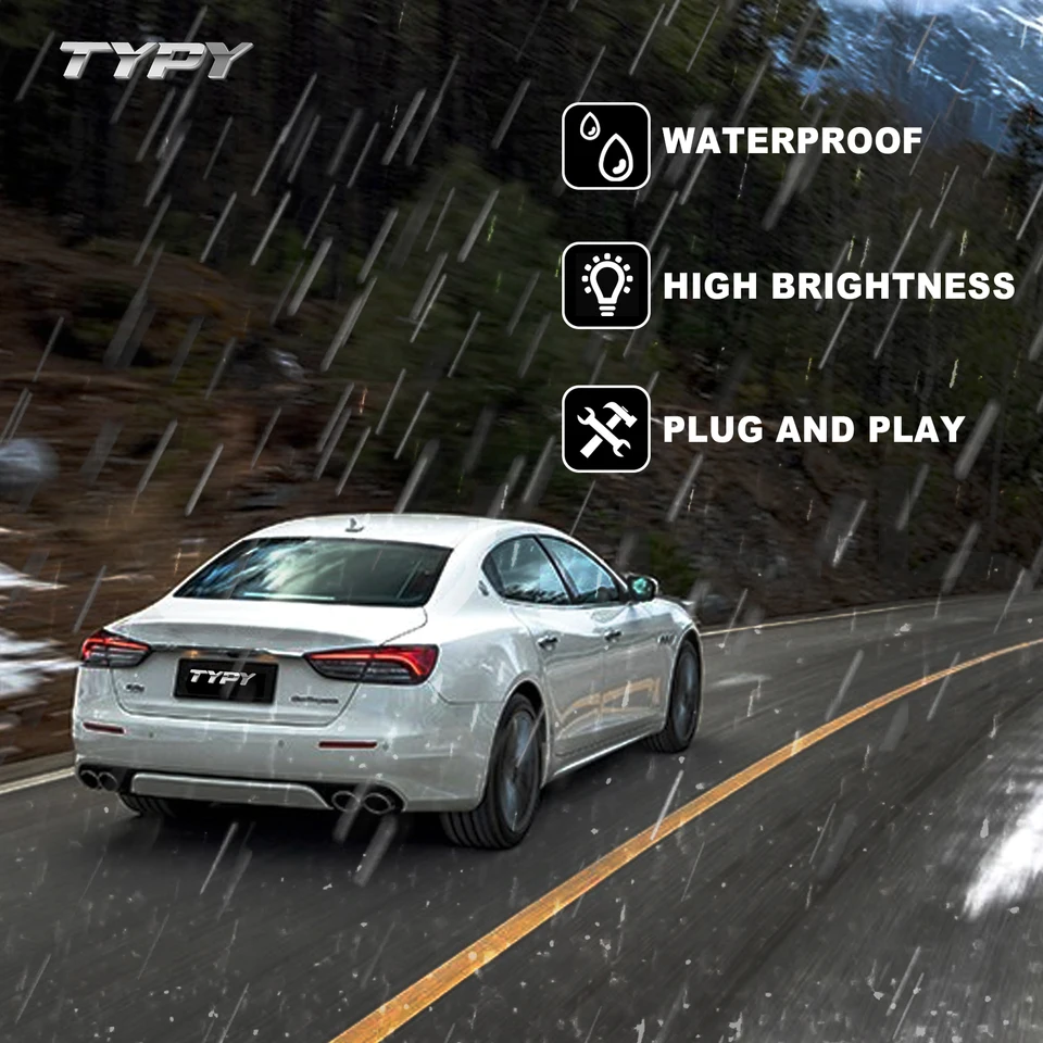 車のledテールライトアセンブリためマセラティクアトロポルテ