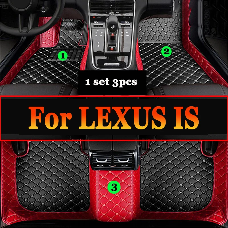 

Car floor mats for LEXUS IS series 200 300 300C 250 250C 2008 2009 2010 2011 2012 Custom auto foot Pads automobile carpet cover
