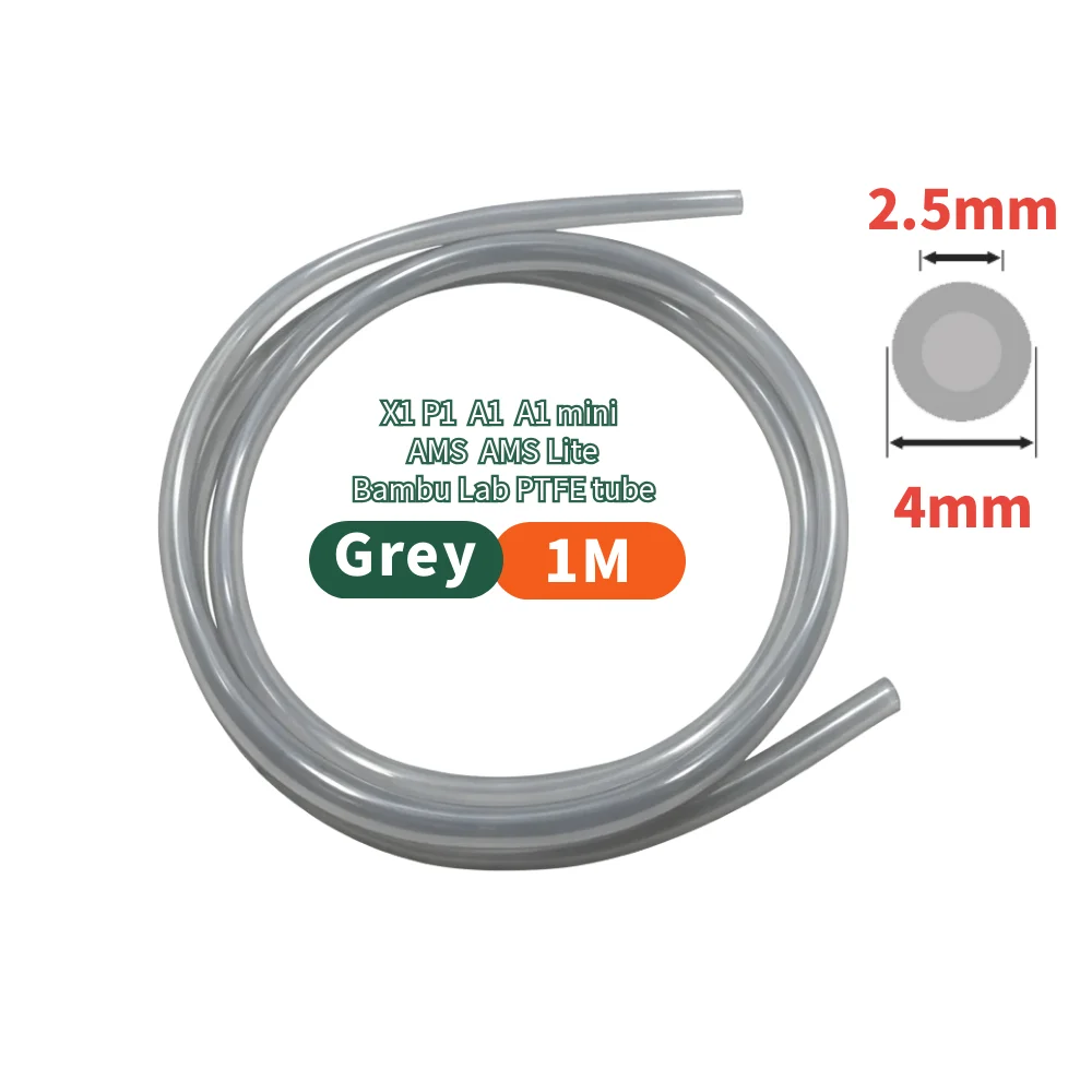 Premium PTFE Bowden Extruder Tube for 3D Printers - 1.75mm Filament