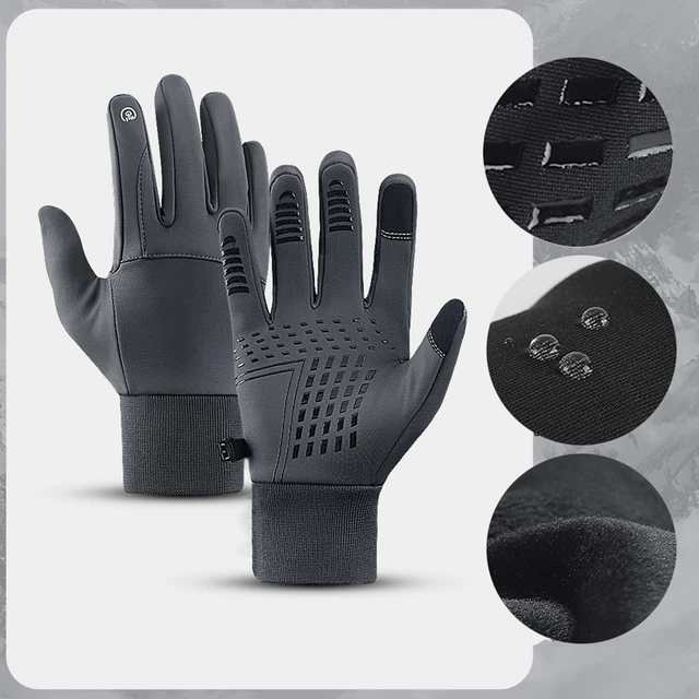 Gants Thermiques Imperméables et Coupe-Vent pour Homme et Femme, Chauds,  Tactiles, Sports de Plein Air, Course à Pied, Ski, Automne et Hiver -  AliExpress