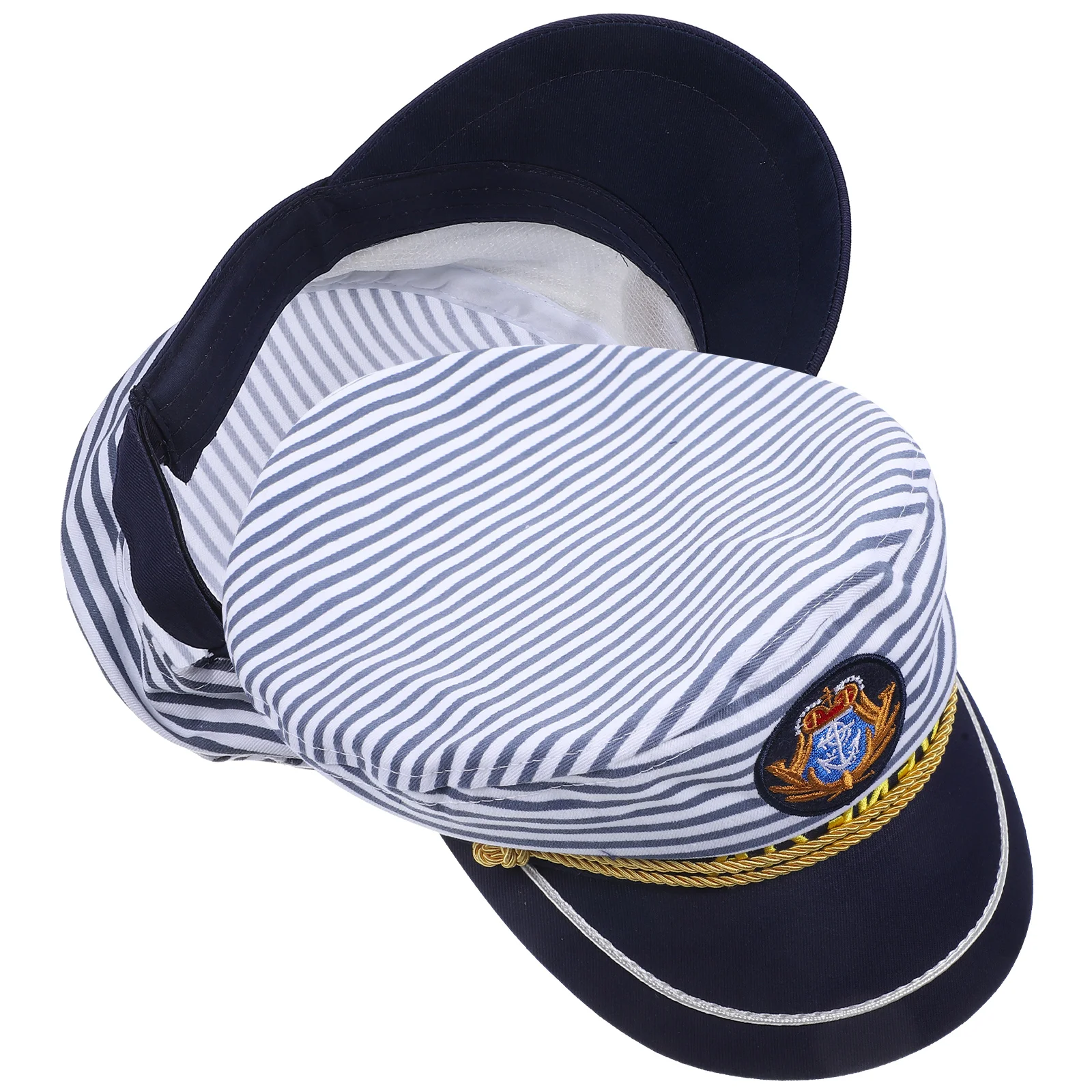 2pcs White Captain Sailor Sailing Sailor Party Hats Captains Hat for  Boating Marine Cap Captains Hat for Women Men Gifts Sailor Hats Cosplay  Travel