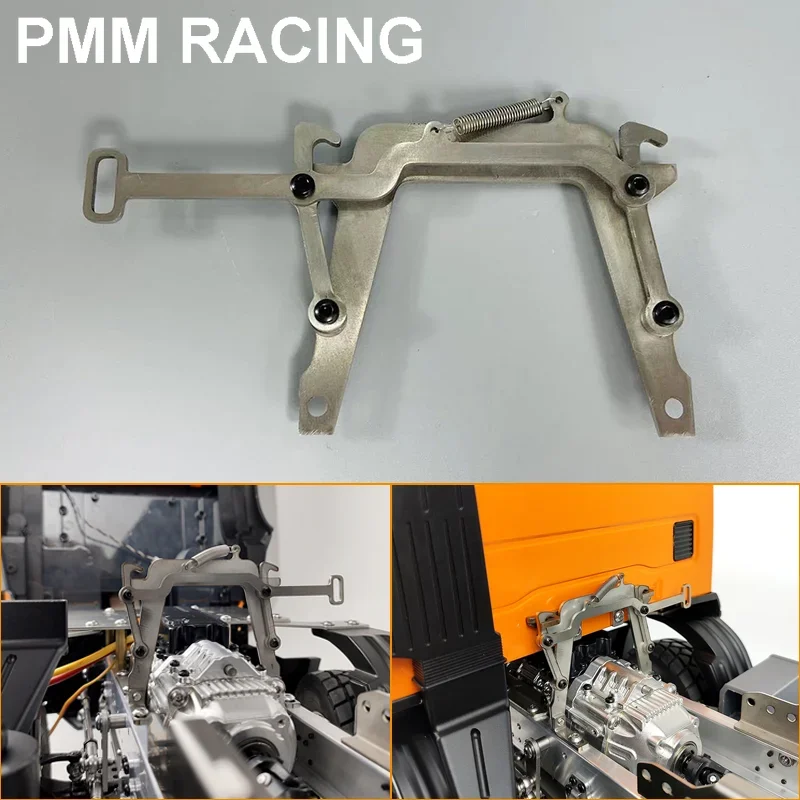 

Металлическая универсальная застежка для ракушки автомобиля, модернизация для 1/14 Tamiya RC Truck Trailer, самосвал, автомобиль Scania MAN Benz Volvo LUSE, детали «сделай сам», игрушки