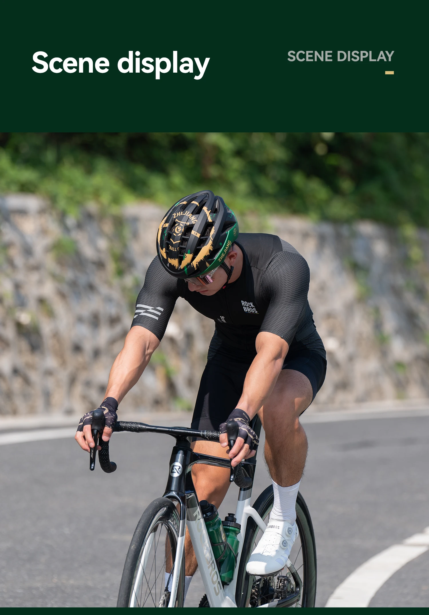 ROCKBROS Fahrradhelm Ultraleicht Integral geformter Fahrradhelm Atmungsaktiver Sicherheitsschutz Herren Damen MTB Rennradhelm – Detail 20