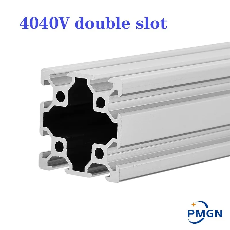 1Pcs 4040 V Groove Anodized Aluminum Outline European Standard Anodized Linear Guide 3D Printer Laser Engraver CNC Workbench DIY